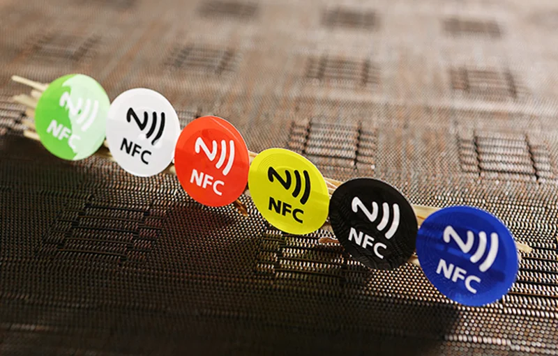 6 шт./лот) NFC метки наклейки s NTAG213 NFC метки RFID клейкие этикетки наклейки универсальные этикетки Ntag 213 RFID метки для всех NFC телефонов