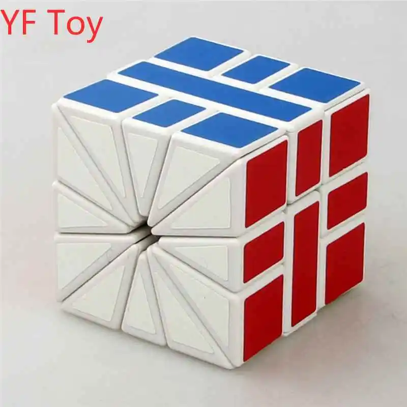 LeFun 3 Layers Square one Fan-Shaped Magic Cube Puzzle Cube for Children Adults 