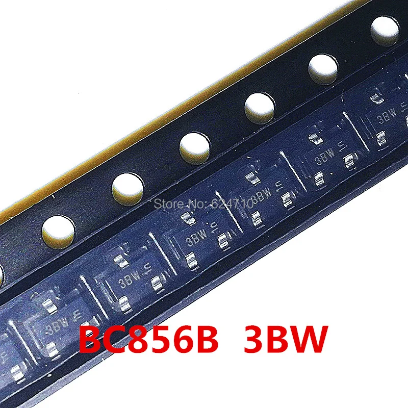 100 шт./лот BC856B BC846B СОТ-23 SC75 3BW 1BW Силовые транзисторы NPN PNP 65 V/45 V 0.1A TRANS BC856B, 115 BC846B, 115