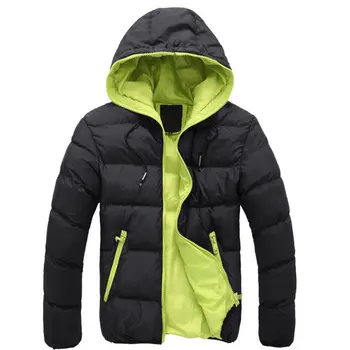 

Jacket Dual Color Long Sleeve Men Jacket Cotton Casual Winter Men Coats Comfortable Male Outwear Universal Clearance