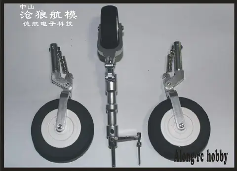 RC plane part retractable Landing gears for Freewing super Scorpion 80mm edf jet rc airplane spare part or DIY model plane title=