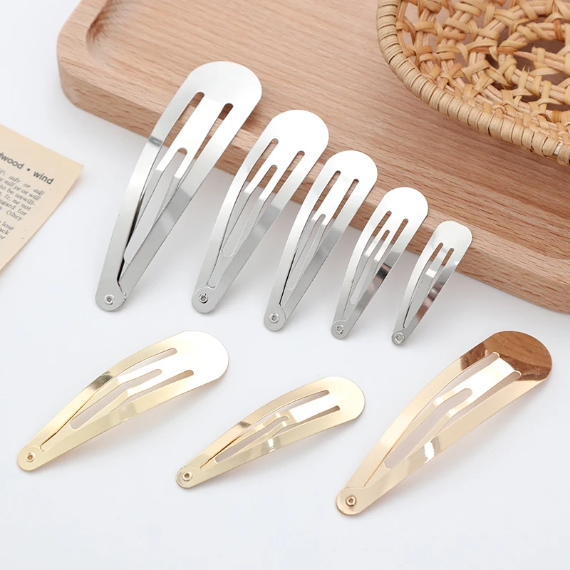 Jewelry Making Supplies Craft Supplies 10pcs DIY Handmade Hair Accessories Jewelry Hairpin Oval Clip BB Clip Water Drop Hairpin