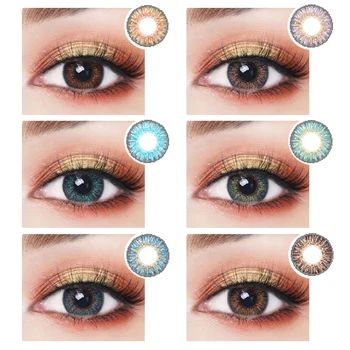 

1 Pair Fantasy-Sandy Blue series Colored Contact Lens Yearly Use Cosmetic Contact Lenses Eye Color