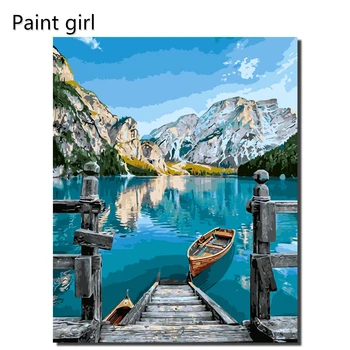 

Painting By Numbers Scenery DIY Oil Coloring By Numbers Sea View Canvas Paint Art Pictures Home Decor VA-2156
