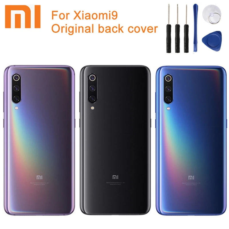 Оригинальный стеклянный чехол Xiao Mi Xiaomi задняя крышка аккумулятора для MI 9 Mi9