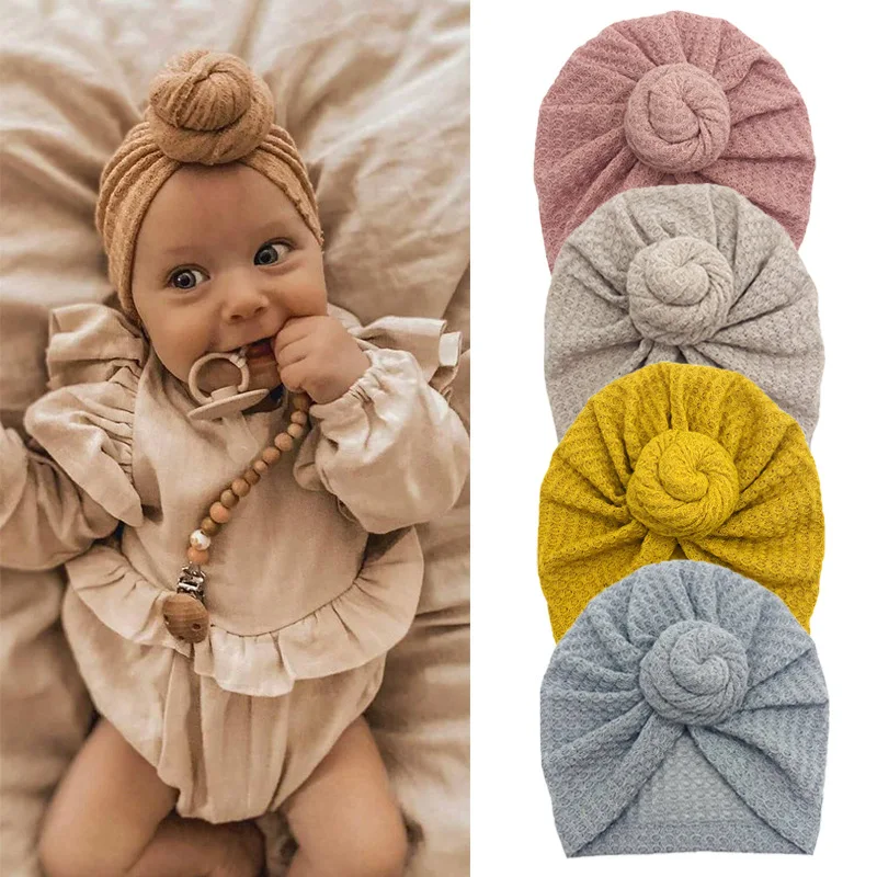 Newborn Baby Hat Cute Knotted Boy 