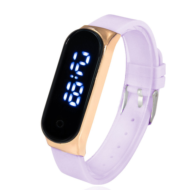 For Women Stylish Luxury Lady Watches Digital Watch For Girls Silicone Strap Sport Fashion Gift Montre Femme