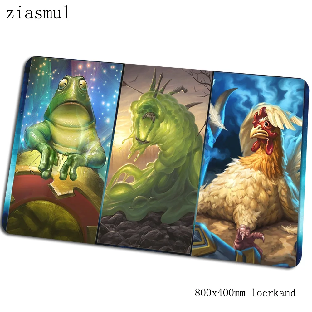 Hearthstone коврик для мыши 80x40 см игровой коврик для мыши с изображением в стиле аниме на день рождения офисный ноутбук с алюминиевым корпусом стол коврик настоящий padmouse игры pc gamer коврики - Цвет: Size 800x400x2mm