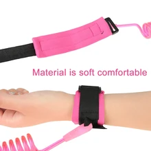 Детский поводок с защитой от потери на запястье для малышей, ремни безопасности для прогулок на открытом воздухе, 1,5 м, ремешок, веревка, браслет с защитой от потери