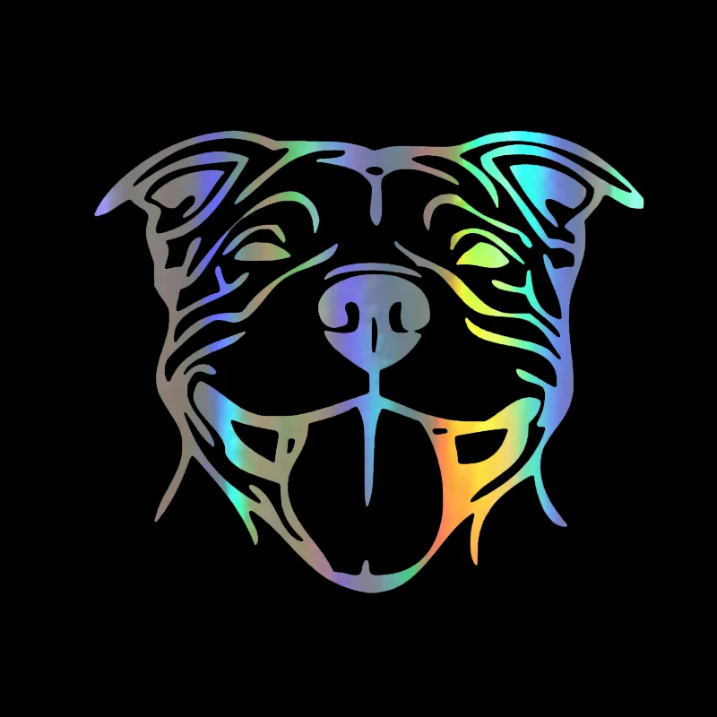 Автостайлинг Bull Terrier Staffie автомобильные наклейки с собаками и креативные