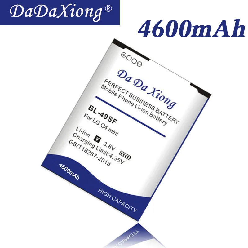 Аккумулятор Da Xiong большой емкости 4600 мАч BL49SF BL-49SF для LG H735T H525N G4 mini Beat G4C G4S