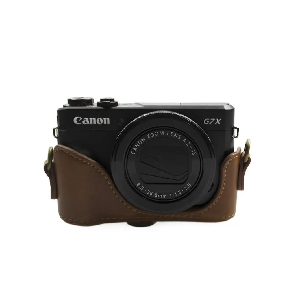 Ретро PU кожаный чехол для камеры, жесткий чехол для Canon Powershot G7 X G7X Mark II III(G7XII xxiii) mark2 mark3 G7X2 G7X3