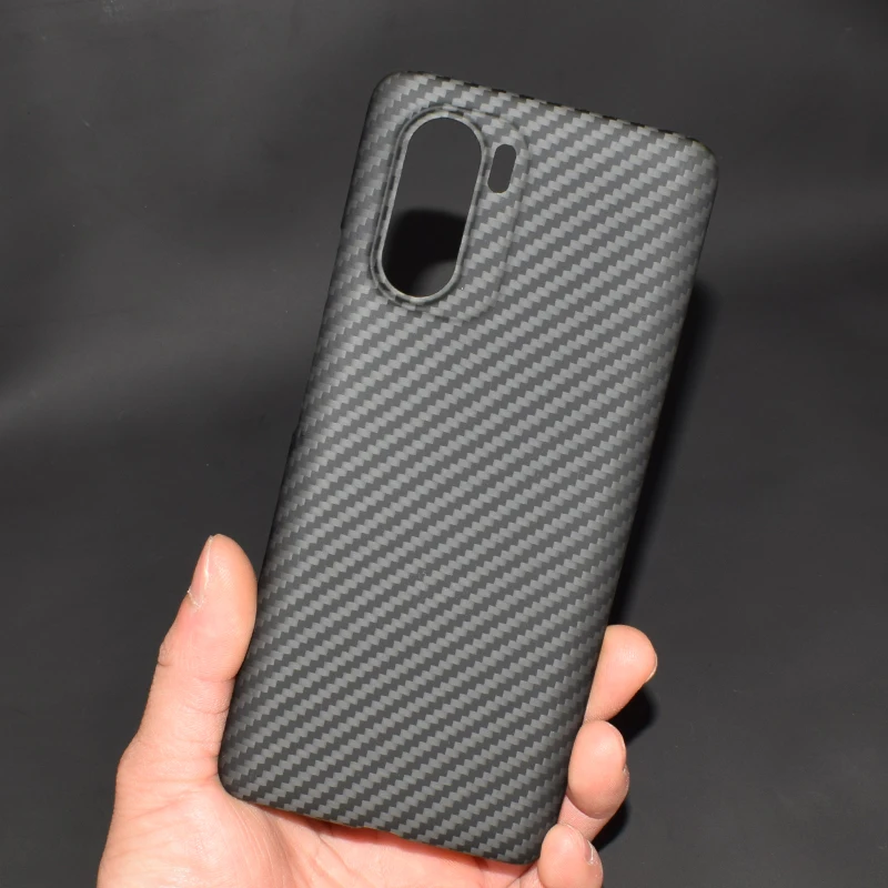 carbon fiber phone case for poco f3 Redmi K40 k40pro shell aramid fiber ultra-thin business shell