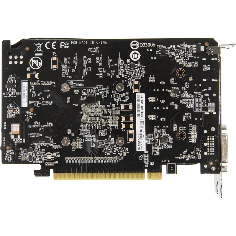 Видеокарта Gigabyte PCI-E GV-N1050D5-2GD NV GTX1050 2048Mb 128b GDDR5 1354/7008 DVIx1/HDMIx1/DPx1/HD