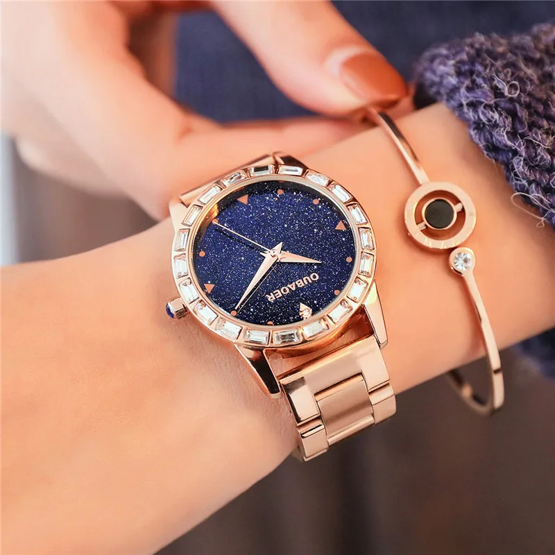 Relojes mujer роскошные женские часы Звездное небо женские часы кварцевые часы модные женские наручные часы со стразами relogio feminino