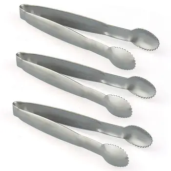 

Sugar Tongs Ice Tongs,4 inch Stainless Steel Mini Serving Tongs, Set of 3