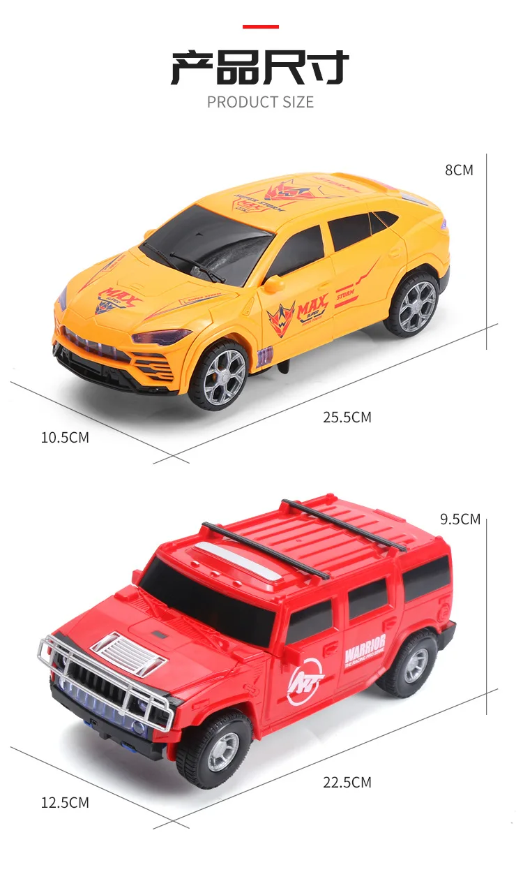 Transformation Robot Toys Cartoon Anime Deformation Dancing, Light, Music, Rotating Universal Deforming Car Toys for Child Gift