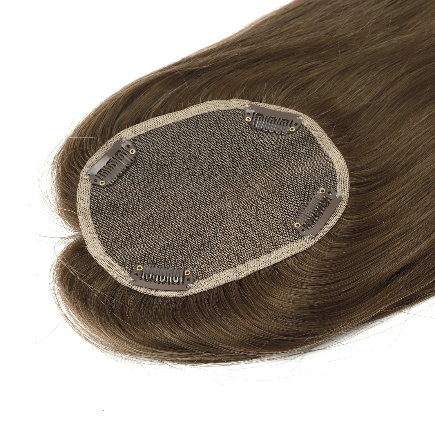 Neitsi 10*13 см 14 дюймов прямые Remy человеческие волосы Topper Wig 100% настоящие кружевная