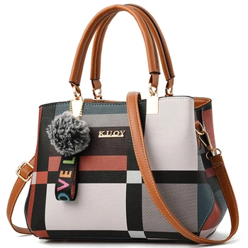 

Women Shoulder Bag Handbag Female Stitching Wild Messenger Bag Designer Totes Female Crossbody Bags Handbags