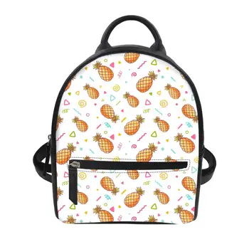 

Women bag large capacity for teenage girls light ladies travel backpack pineapple Print Custom patterns backpacks