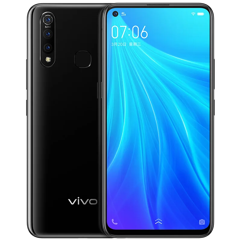 Vivo Z5x мобильный телефон 6,5" экран Snapdragon 710 Android 9,0 6,53" 2340X1080 6 Гб ram 128 ГБ rom 16,0 Мп