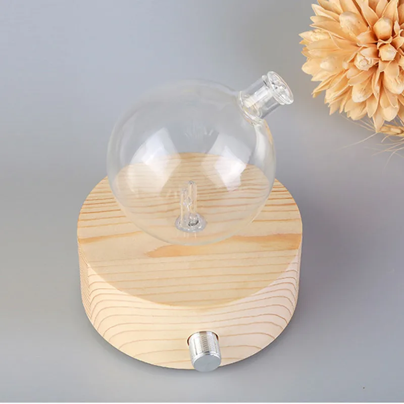 

50ml Waterless Nebulizing Essential Oil Diffuse Wooden Glass Aromatherapy Pure Essential Oils Diffuser Air Nebulizer Household