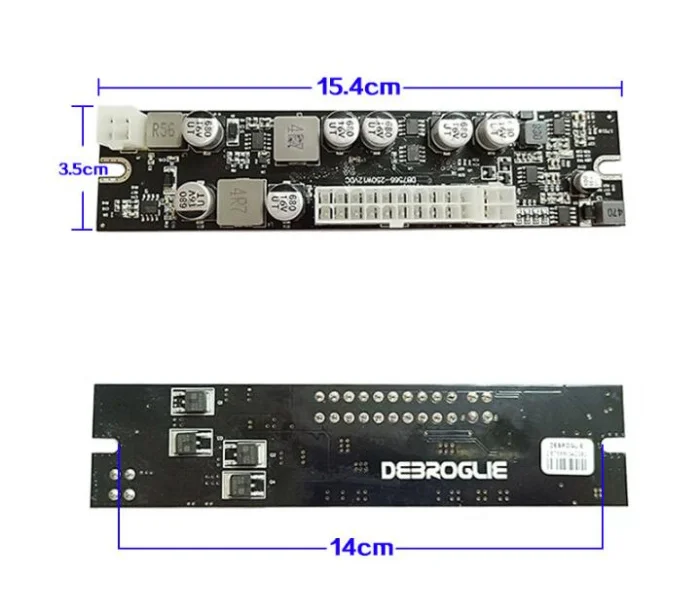 High Quality new 12V DC Input 250W Output Mini ITX Pico PSU DC ATX PC Switch DC Power Supply For Computer Server-20pcs/lot