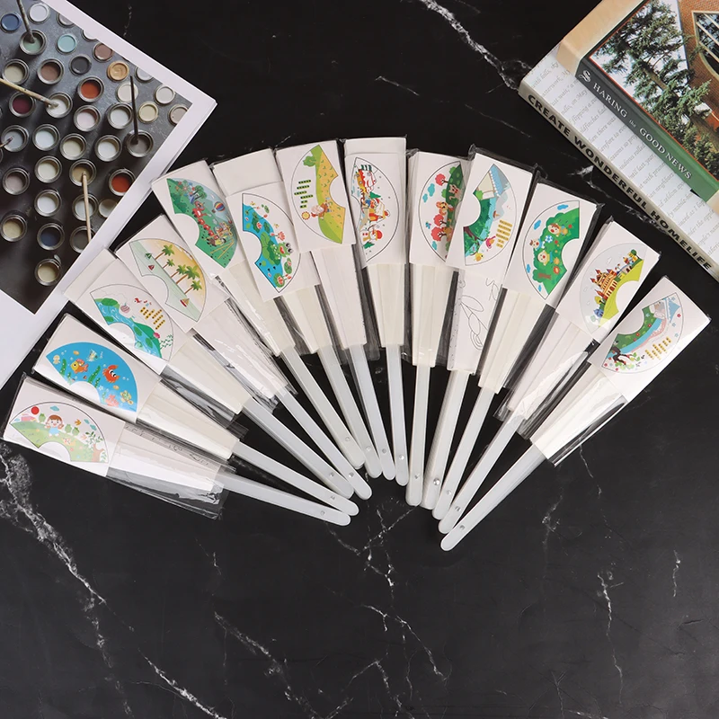 21 см картина летний Вентилятор DIY игрушки искусство игрушка для детей мультфильм