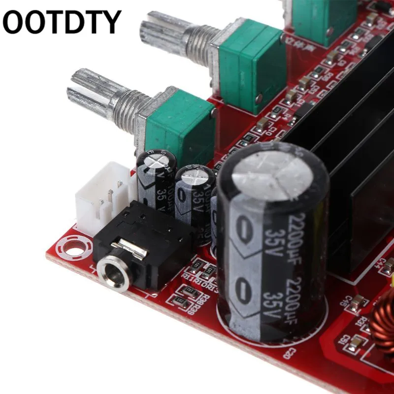 2x50 Вт+ 100 Вт AC/DC 12 V-24 V TDA3116 2,1 высокое Мощность цифровой аудио Плата усилителя сабвуфера Динамик усилитель