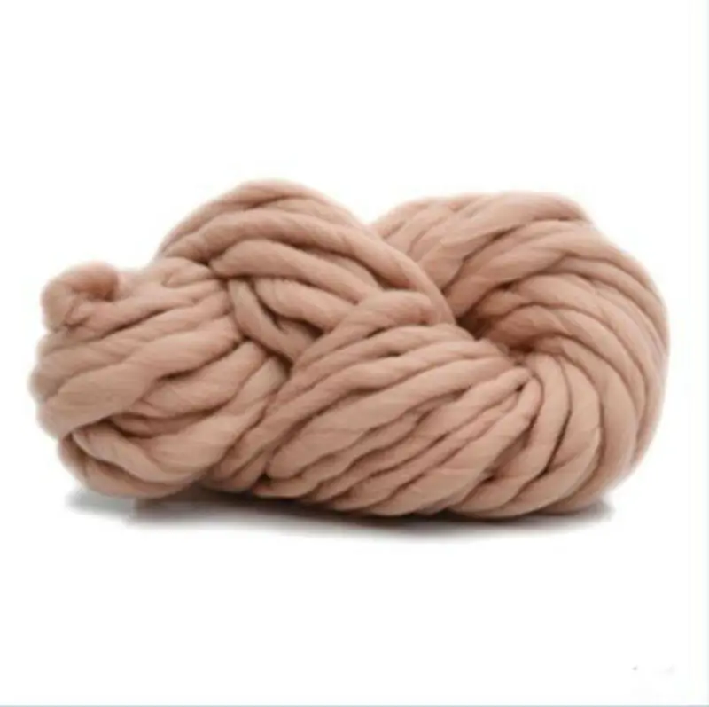 Bulky Arm Knitting Wool Chunky Wool Yarn Super Soft Wool Roving Crocheting DIY
