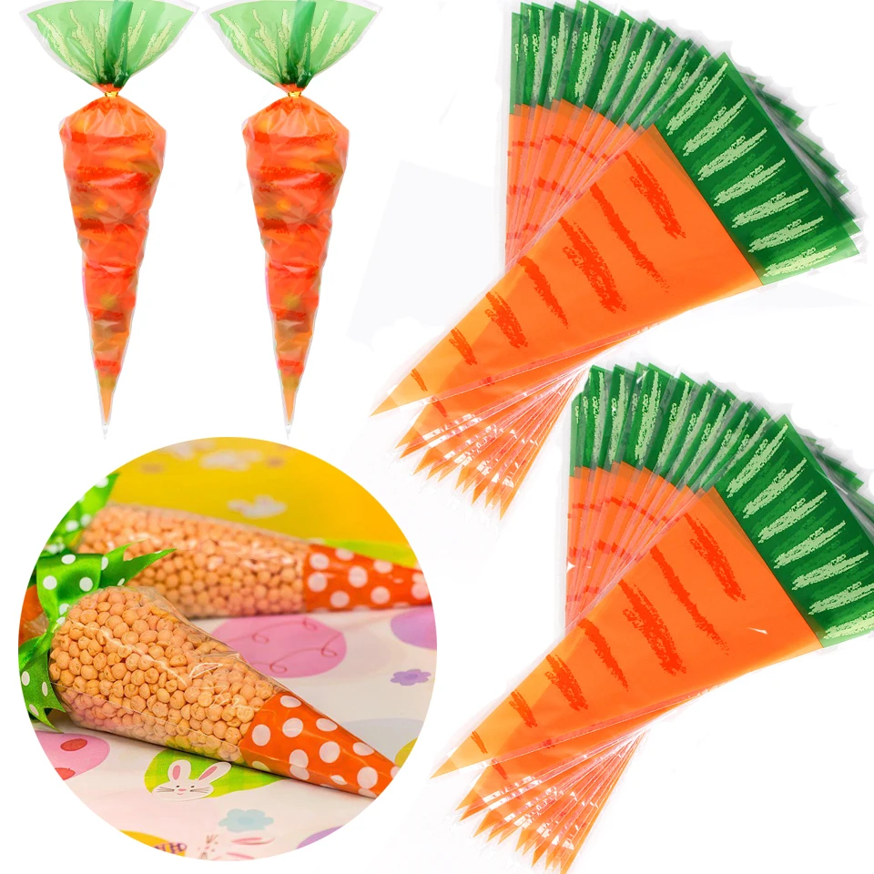 20pcs DIY Candy Bag Wedding Supplies Birthday Easter Party Decoration