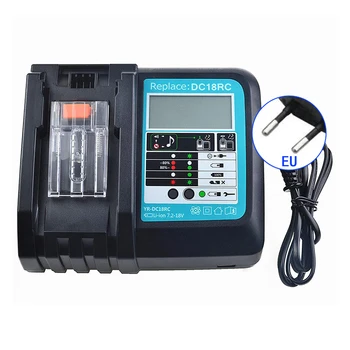 

Quick Charger For Makita 14.4V-18V DC18RC BL1845 Screen LED Display Indicators
