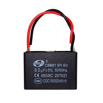 

CBB61 Starter Capacitor 1UF/1.2/1.5/2/2.5/3/4/4.5UF 450V 5/6/7/8/9/10/12/14/15/16/18/20/25 Fan Start Capacitor 2 pieces/lot