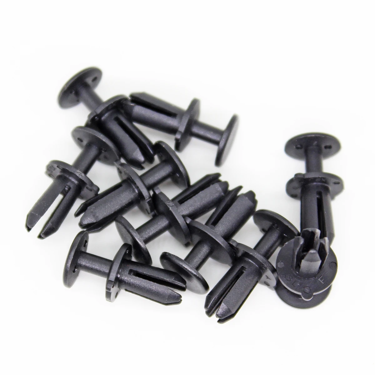 10x Cover Panel Trim Clips Bumper Plastic Rivets Fastener For VW For AUDI N90536901 pair for 2003 2009 bmw e60 e61 m sport fog light bumper grille cover insert trim