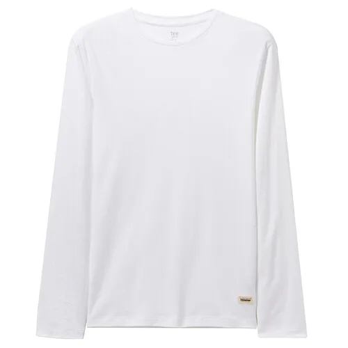 01White Giordano Мужская толстая футболка мужские ребристые футболки с округлым вырезом качество Coton Осень Зима Футболка Мужская Slim Fit Camisas 01029785 - Цвет: 01White