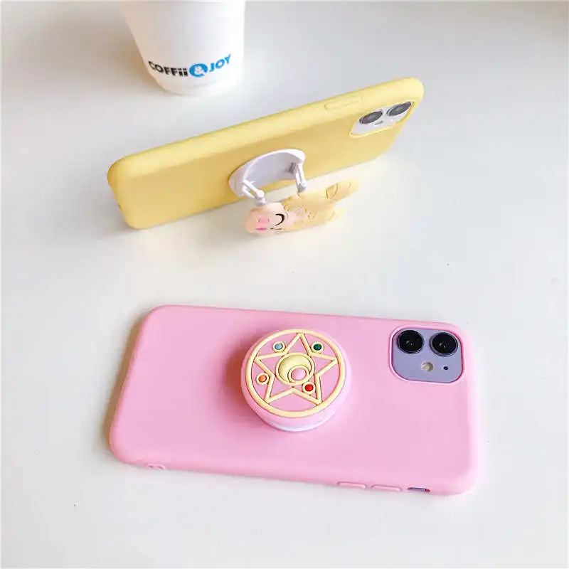 3D Cute cartoon holder stand Case For samsung galaxy a50 a70 a20 a30 a40 s8 s9 s10 plus lite note 9 10 8 a7 a8 2018 s7 edge a10