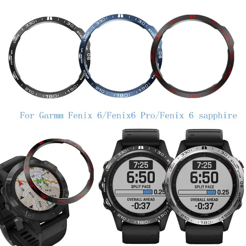 Металлический ободок для замены garmi Fenix6/Fenix6 Pro/Fenix 6 sapphire Смарт-часы Q81F
