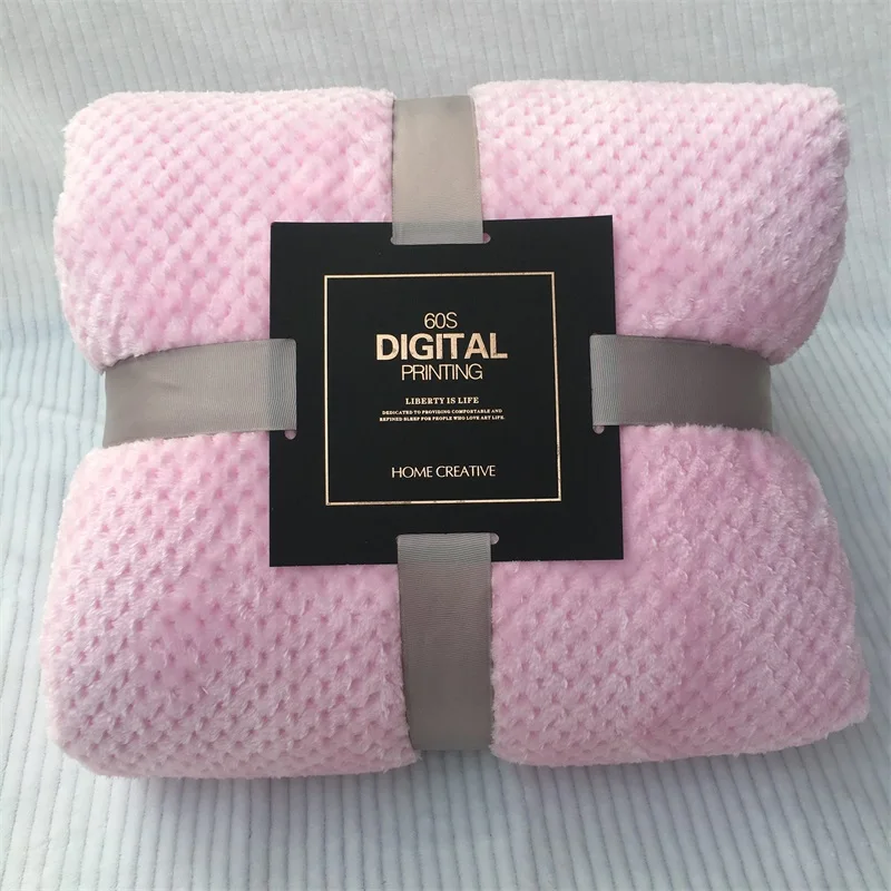 Bedding flannel fleece throw blanket travel bedspread plush cover solid color beige brown gray pink | Дом и - Цена: 2 152,90 - 8 494,04 руб.