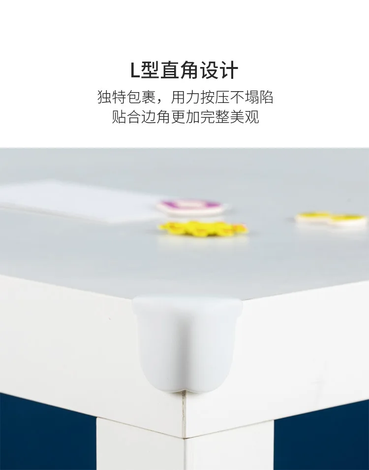 Jordanjudy Silicone Corner Guard Children Glass Coffee Table Protection Corner Protector Corner Anticollision Protective Case