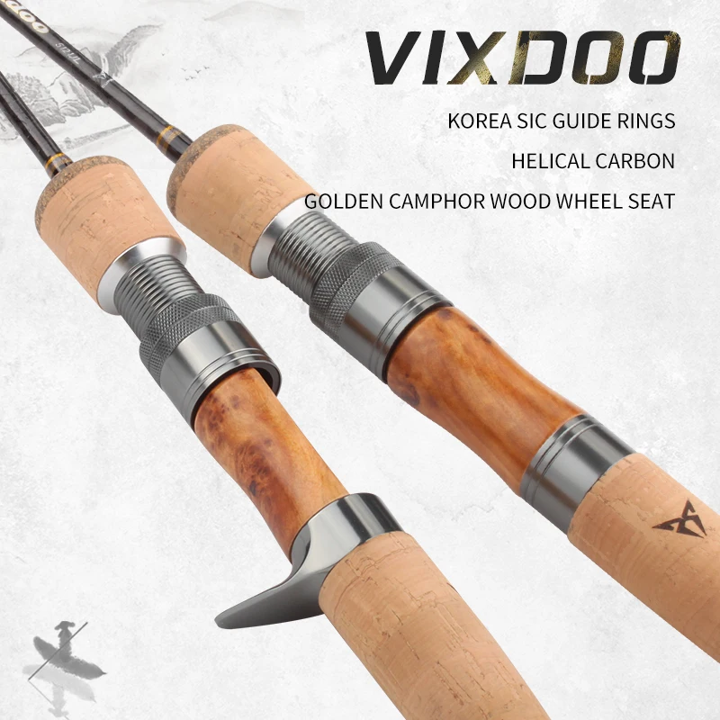 KAWA New Fishing Rod Super Light Super Soft Rod 1.5m 2 Sections Portable For Fishing Spinning and Casting Classical Rod