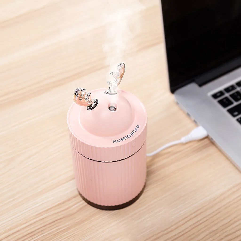Рога мини домашний USB увлажняюший очиститель атомайзер воздухоочиститель диффузор воздухоочиститель ароматерапия эфирный диффузор для дома