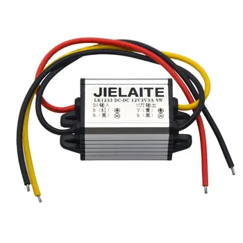 

Waterproof DC to DC Converter 12V to 3-9V 2A 3A Auto Car Power Module Supply Copper Cord Step-Down Voltage Regulator