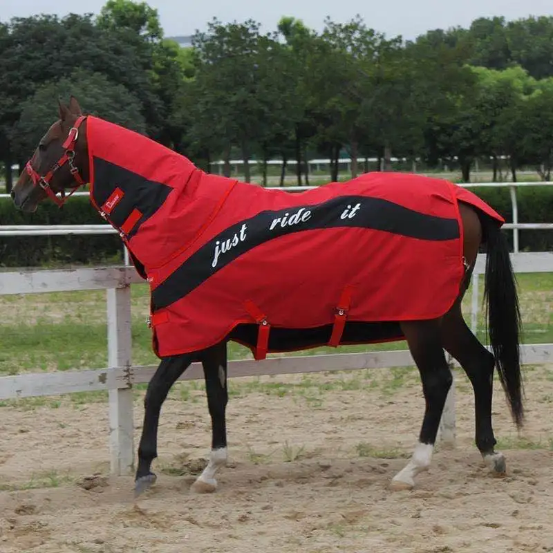 New Printed Ethnic Wind Thickening Winter Warm, Cold And Rainproof Horse Covering