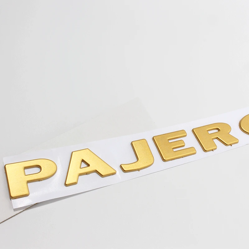 Для MITSUBISHI PAJERO V31 V32 V33 V43 цвета: золотистый серебристый 3D из АБС пластика с