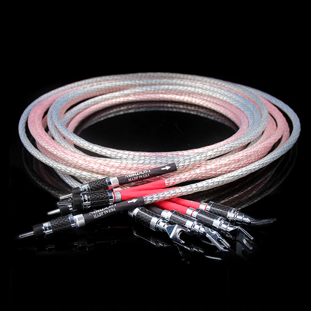 Pair Nordost Valhalla Audio Speaker Cable Hifi Loundspeaker Cable With