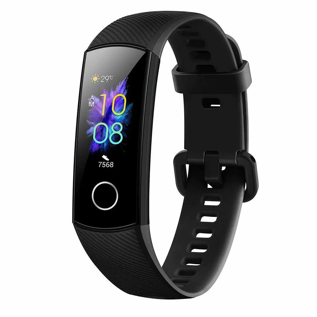 Смарт-браслет Honor Band 5 4, оксиметр AMOLED, сенсорный цветной экран, для плавания, для обнаружения осанки, водонепроницаемый смарт-браслет Honor