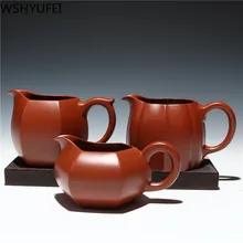 Исин фиолетовая глина рукоятка ярмарка чашка Dahongpao чайный набор кунг-фу посуда для напитков ча хай Tieguanyin чашки для общественного пользования Чай Аксессуары