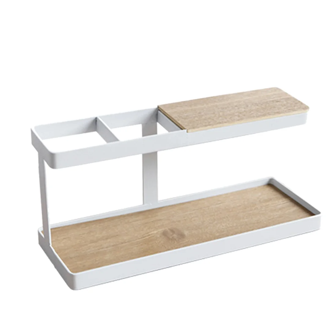 

Desktop Storage Rack Multi-Function Holder Supporter Organizer For Office Home - Black