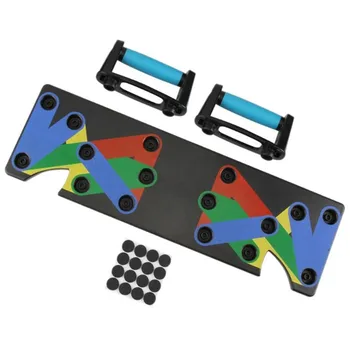 

9-In-1 Push-Up Shelf System Push-Up Bracket Comprehensive Fitness Exercise Equipment Exercise Push-Ups Stand Fully Training Gym