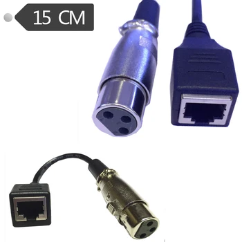 

XLR 3P FEMALE TO RJ45 Female cable